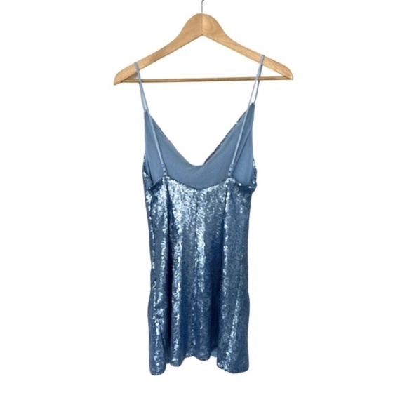 Urban Outfitters Blue Sequin Mini Dress - Picture 5 of 6